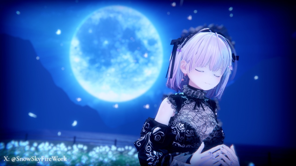 【Shinano⚜️しなの専用】Blanche⚜️ブランシュ【VRChat向け/衣装/3Dモデル】