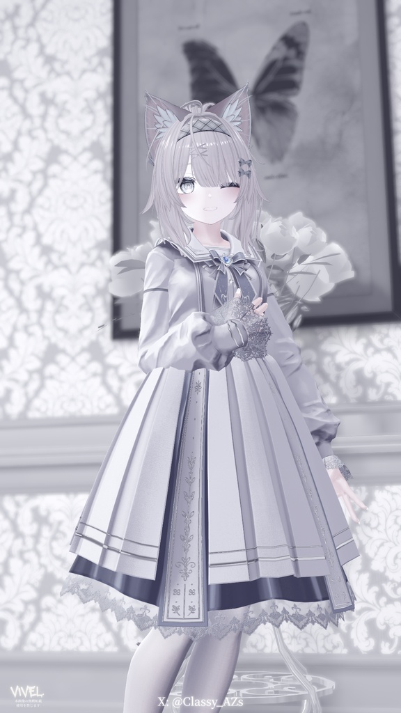 NoctisMarine -ノクティス・マリーン- 【VRChat向け/衣装/3Dモデル】