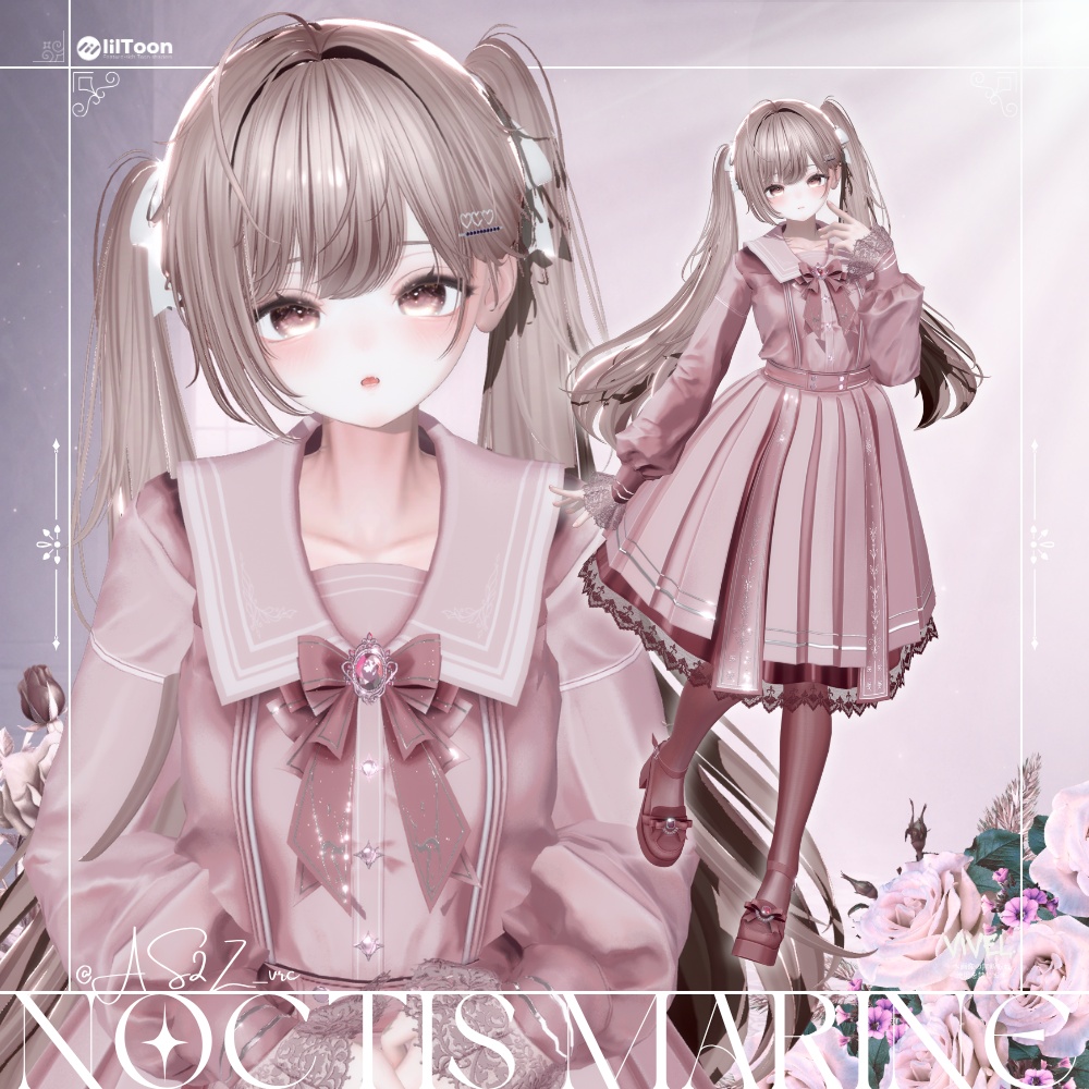 NoctisMarine -ノクティス・マリーン- 【VRChat向け/衣装/3Dモデル】
