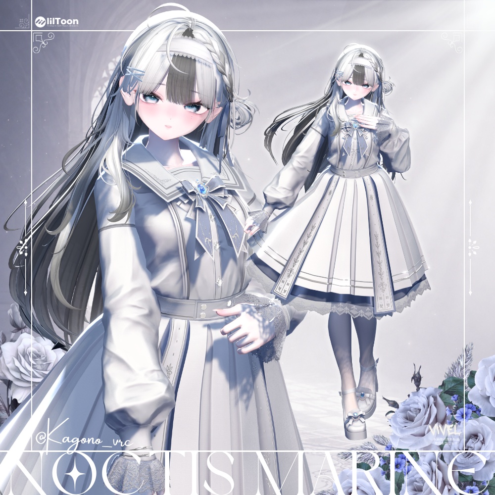 NoctisMarine -ノクティス・マリーン- 【VRChat向け/衣装/3Dモデル】