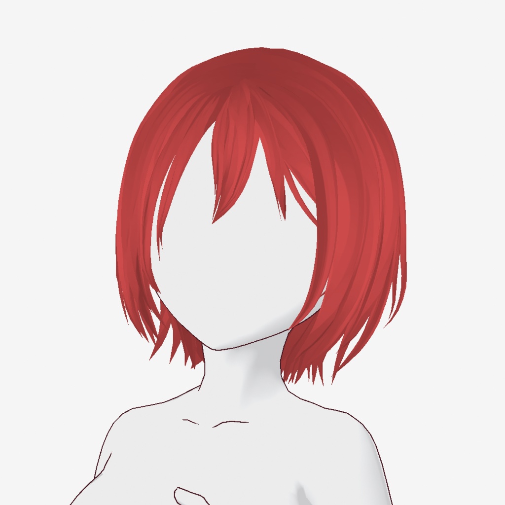 short hair cute girl