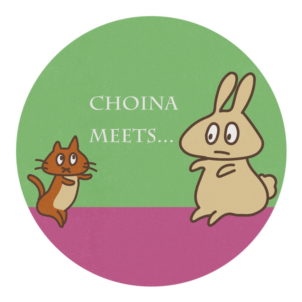 ちょいなのマスキングテープ(CHOINA masking tape) with cat