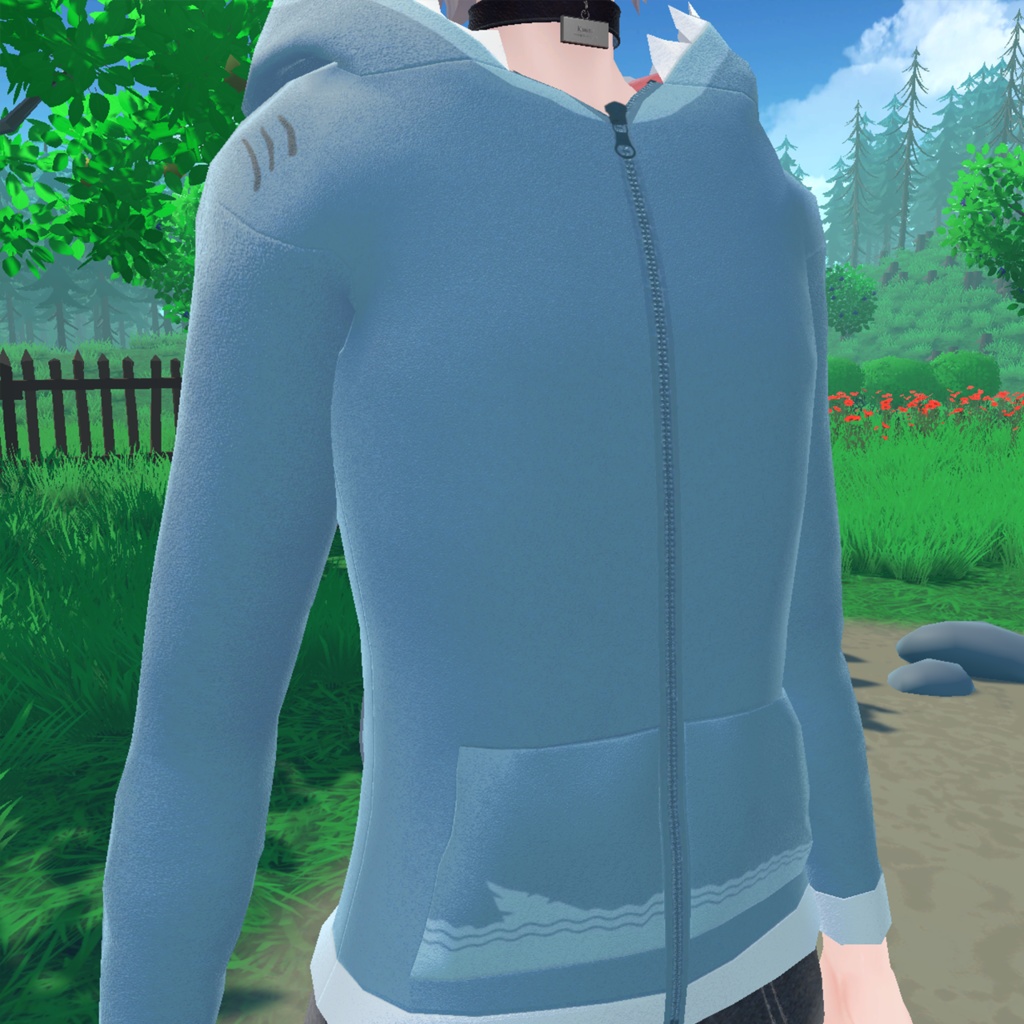 【3アバター対応】 Shark Hoodie | サメパーカー