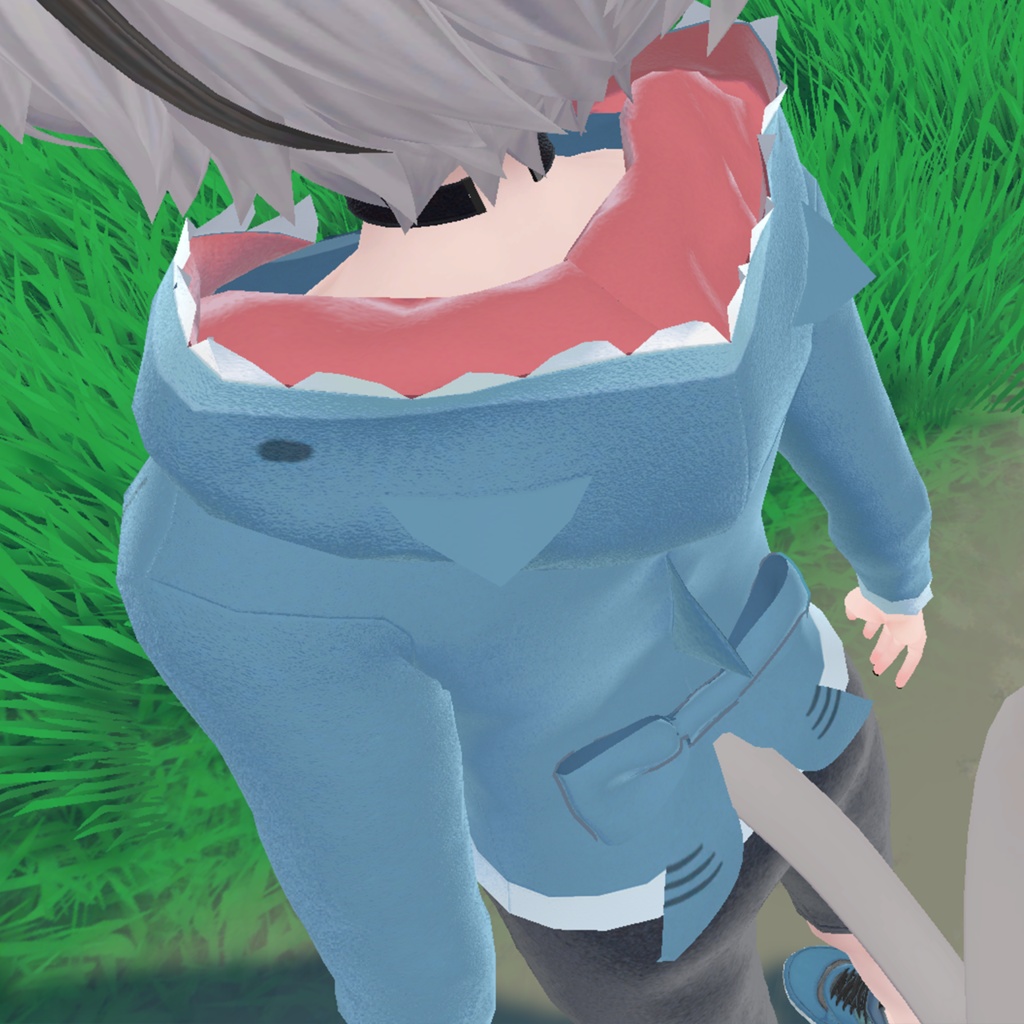 【3アバター対応】 Shark Hoodie | サメパーカー