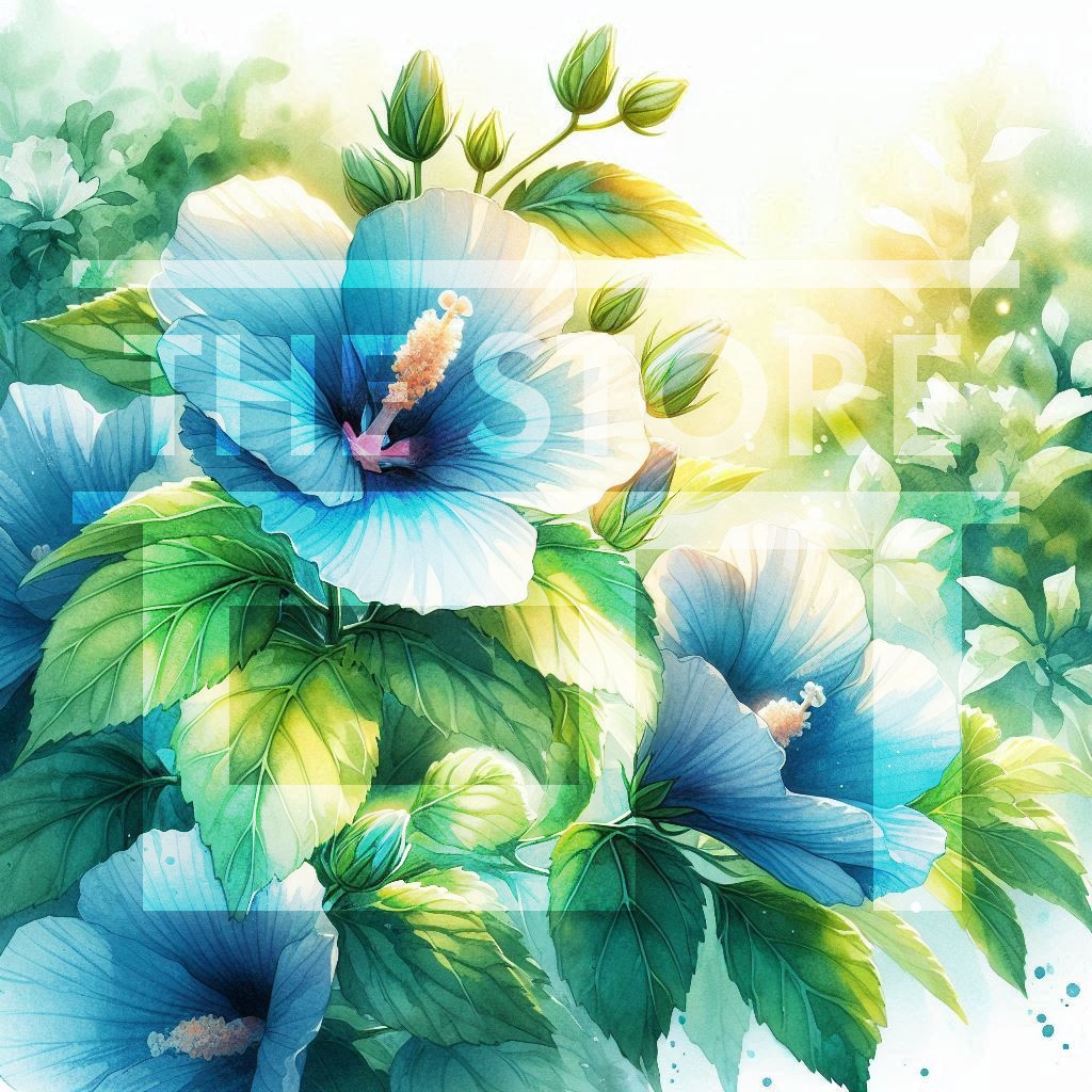 【イラスト素材】夏に咲く花のイラスト素材