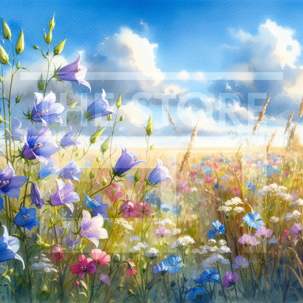 【イラスト素材】夏に咲く花のイラスト素材