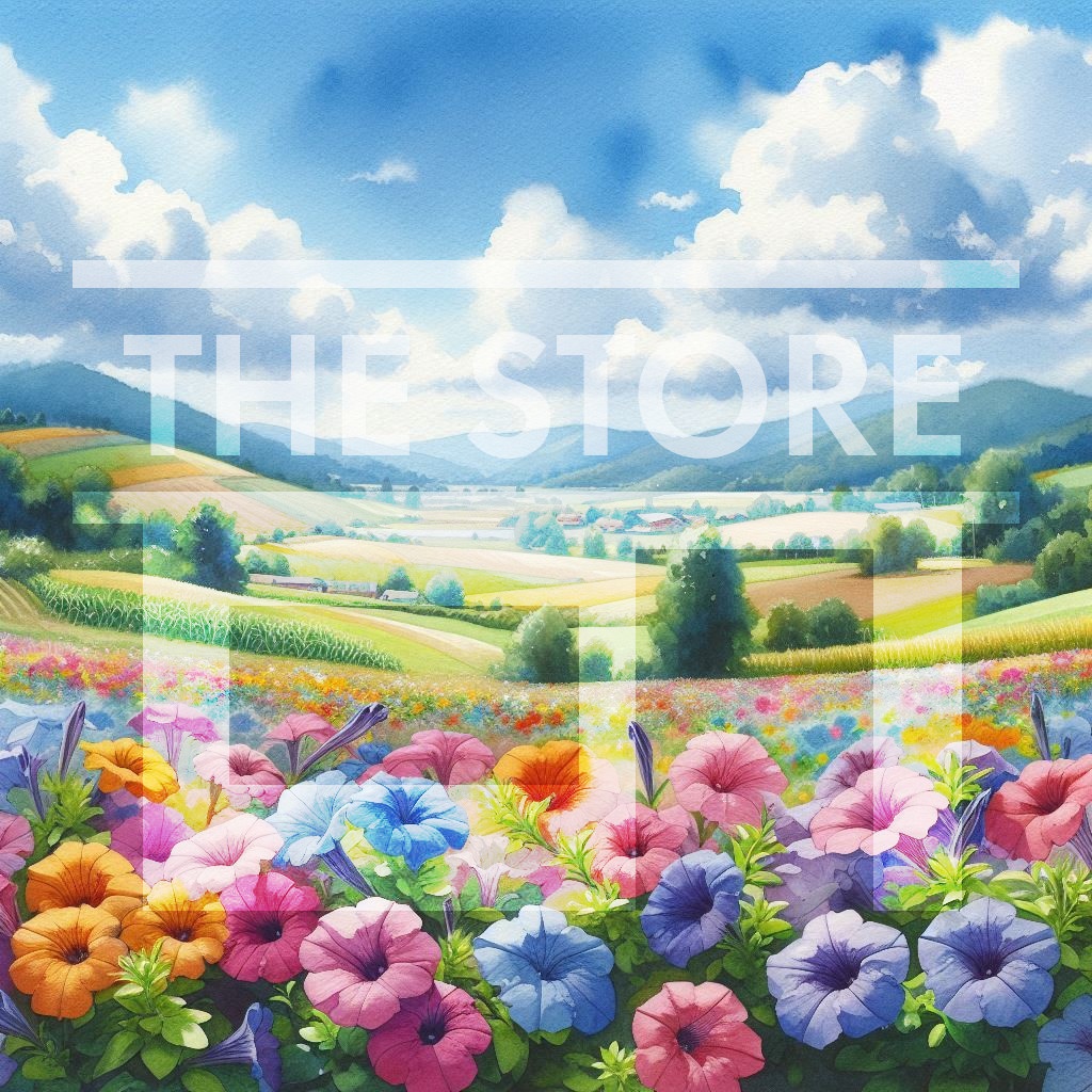 【イラスト素材】夏に咲く花のイラスト素材 2