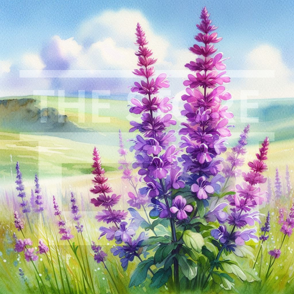 【イラスト素材】夏に咲く花のイラスト素材 2