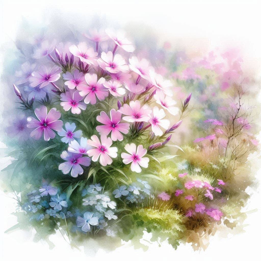【イラスト素材】春に咲く花のイラスト素材