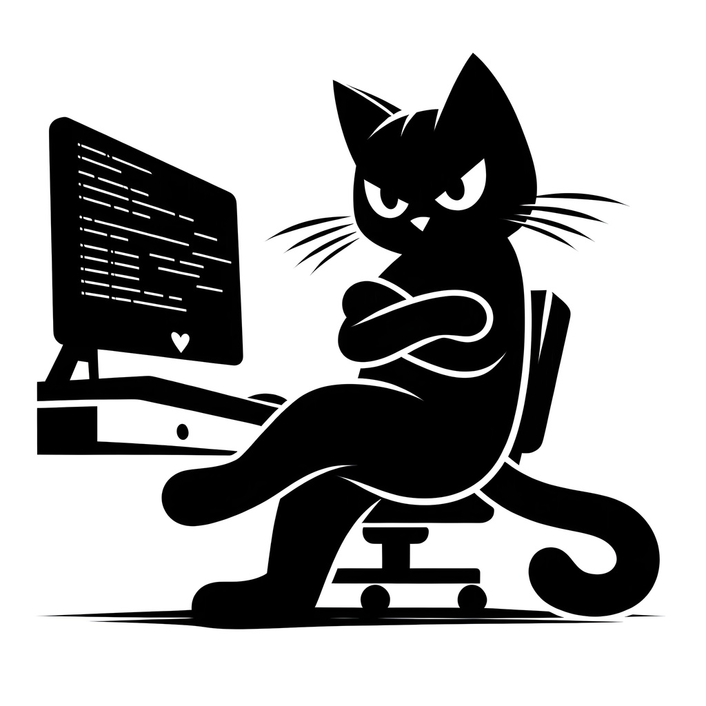 【イラスト素材】猫のシルエットイラスト素材