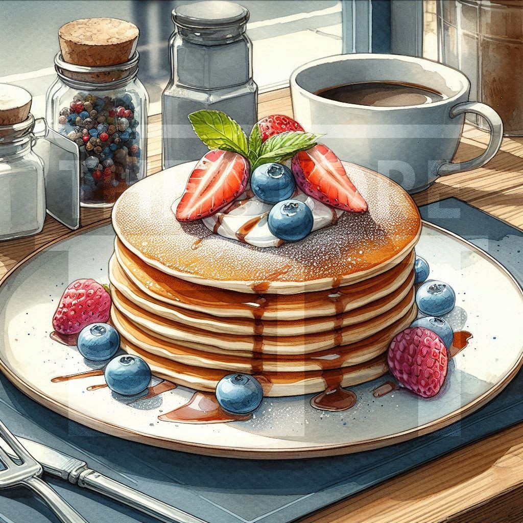 【イラスト素材】カフェのデザート2