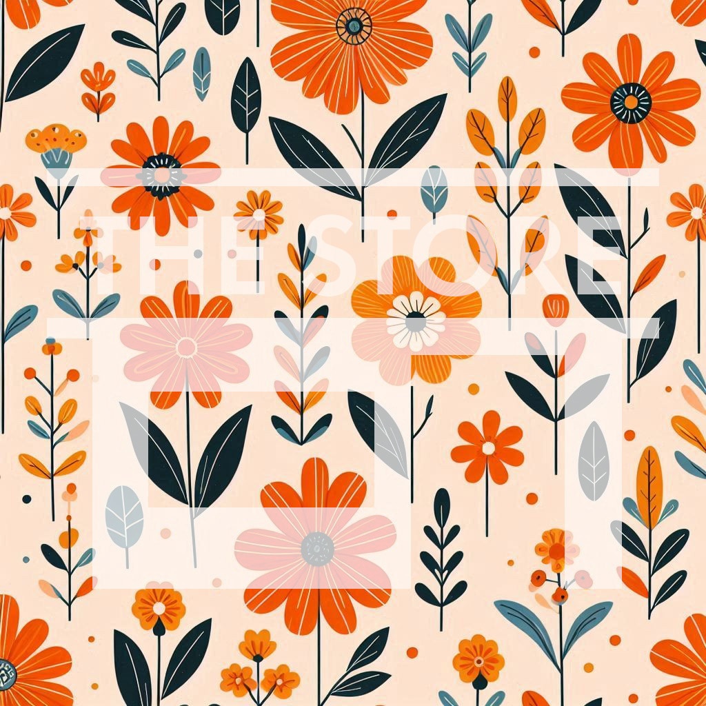 【イラスト素材】花柄素材