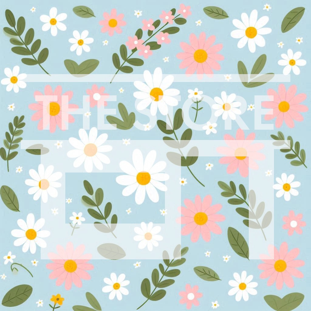 【イラスト素材】花柄素材