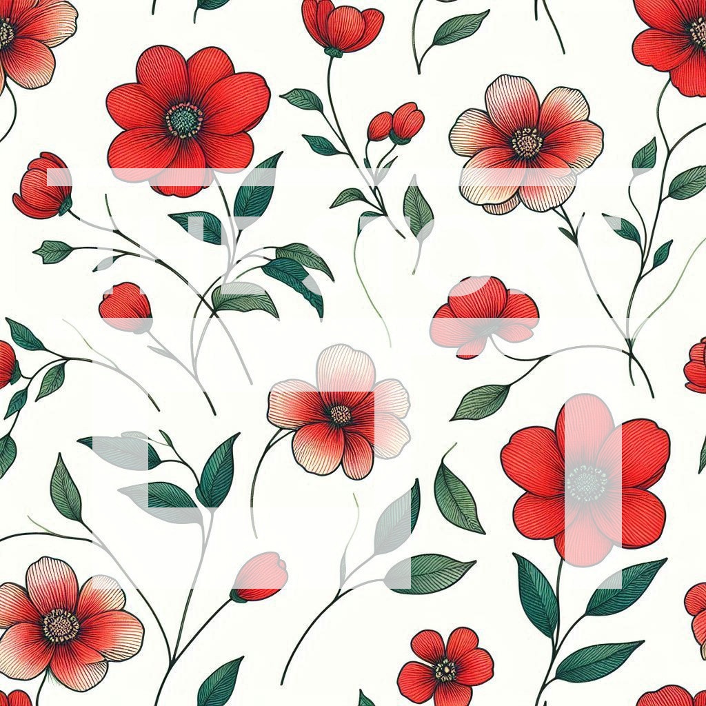 【イラスト素材】花柄素材