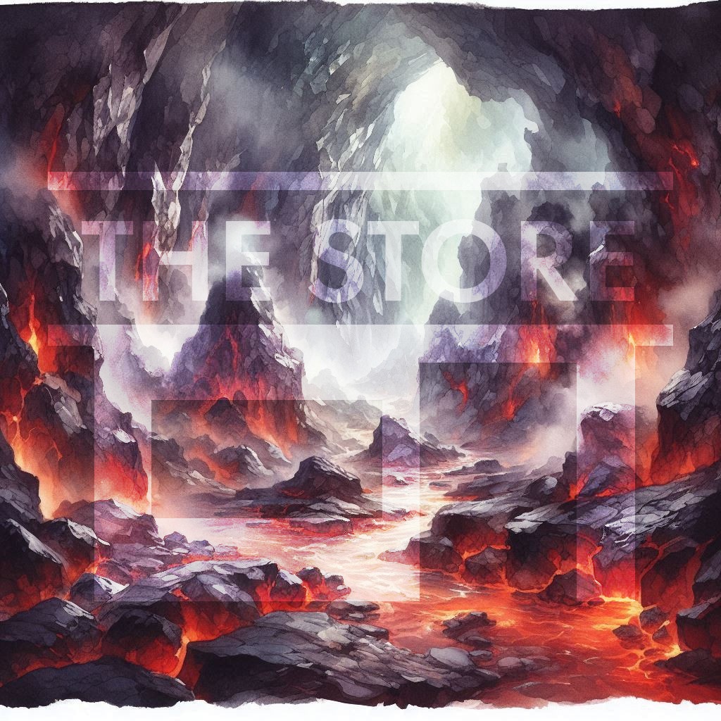 【イラスト素材】洞窟のイラスト