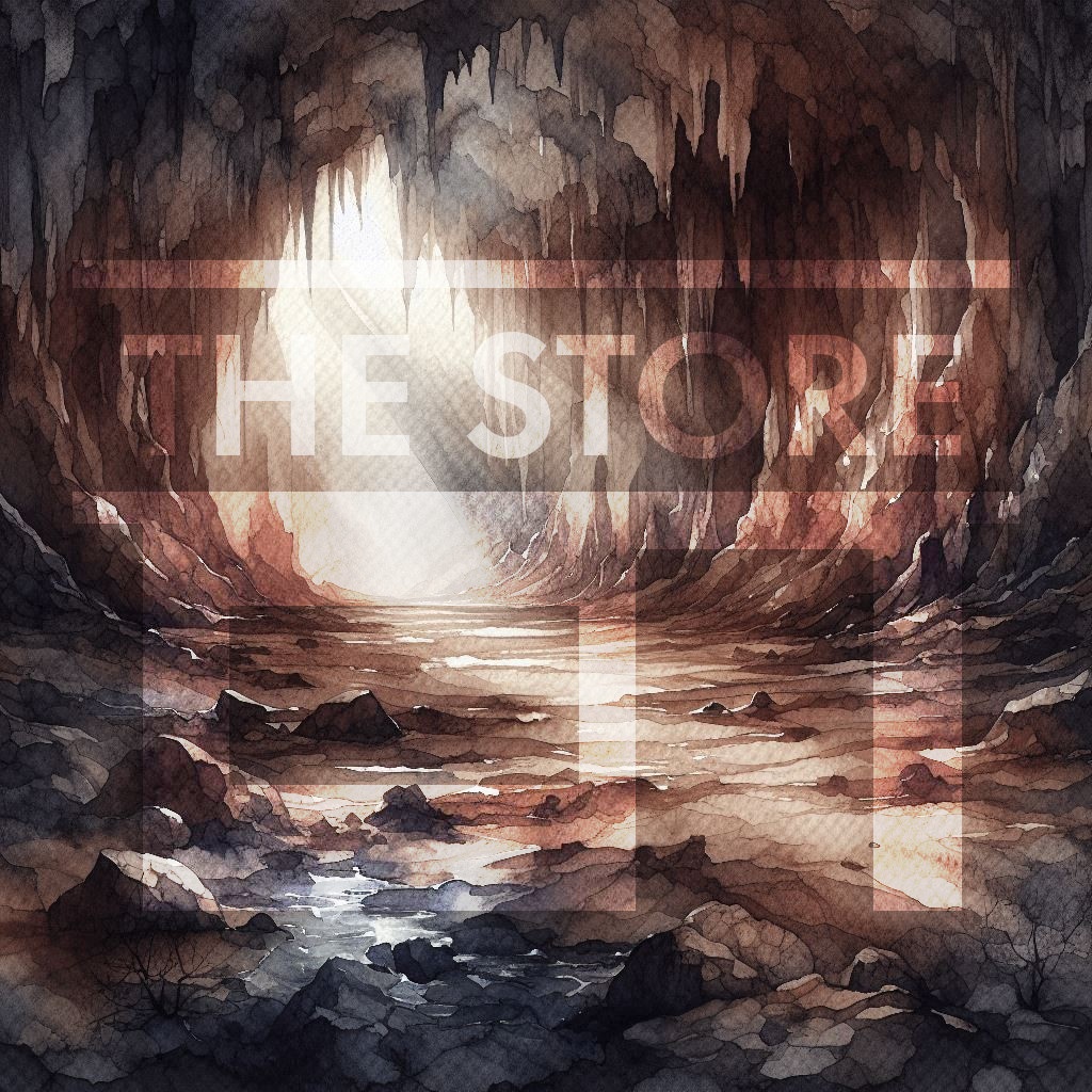 【イラスト素材】洞窟のイラスト