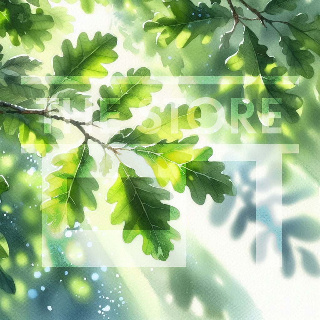 【イラスト素材】夏の葉っぱのイラスト