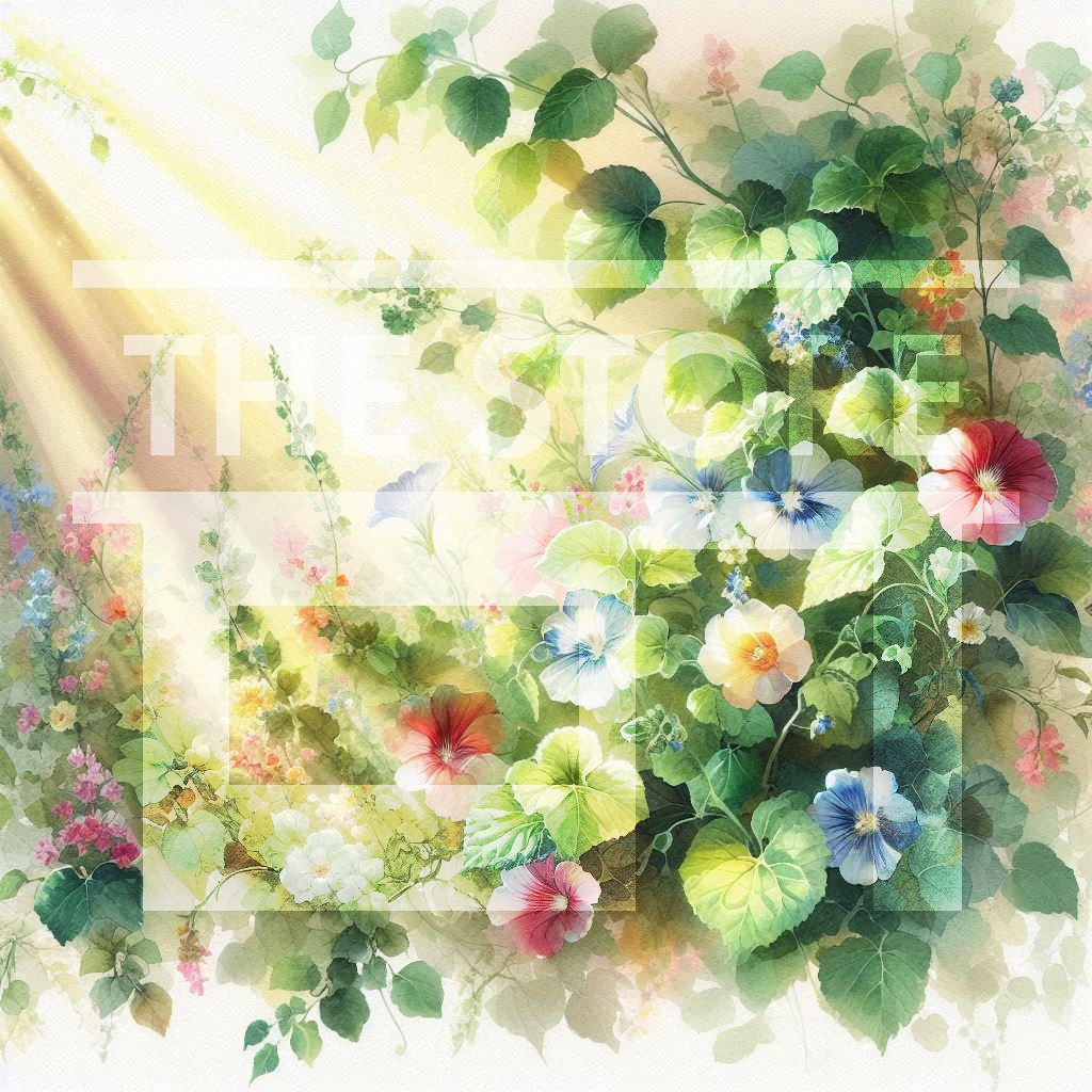 【イラスト素材】夏の葉っぱのイラスト