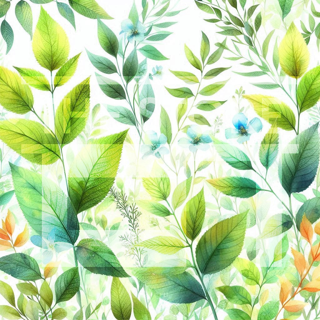 【イラスト素材】春の葉っぱのイラスト