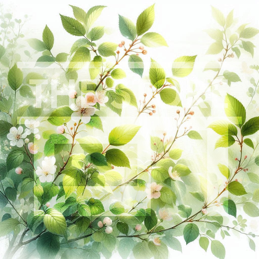 【イラスト素材】春の葉っぱのイラスト