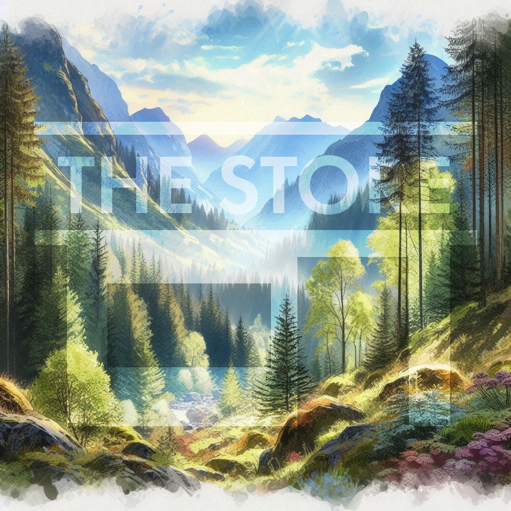 【イラスト素材】山のイラスト素材