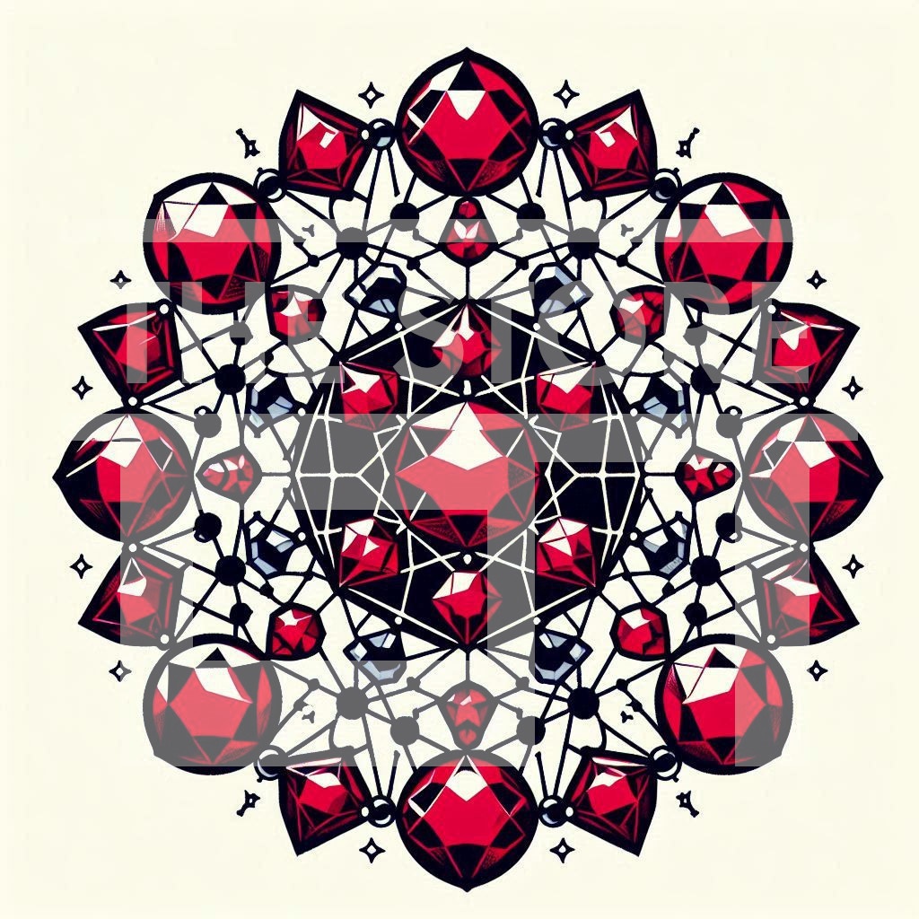 【イラスト素材】ルビー