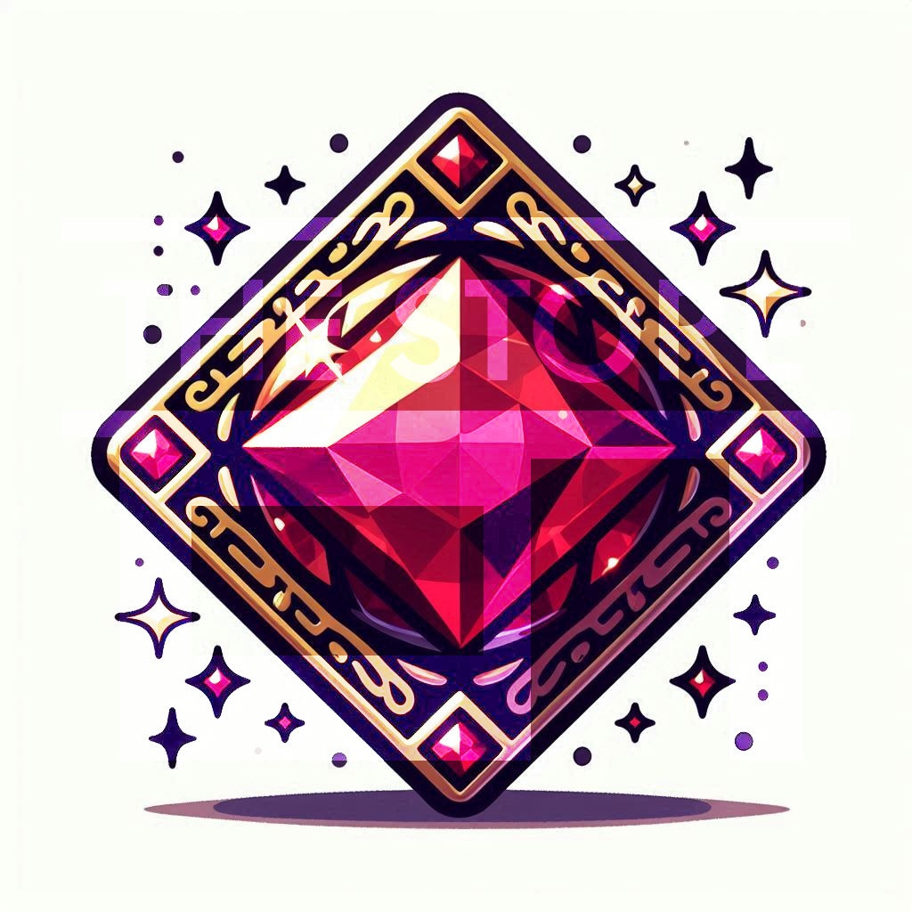 【イラスト素材】ルビー