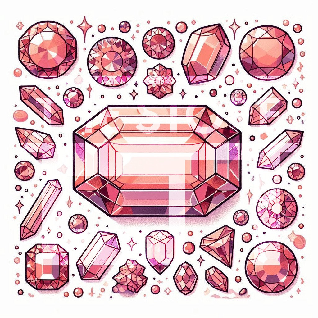 【イラスト素材】モルガナイト