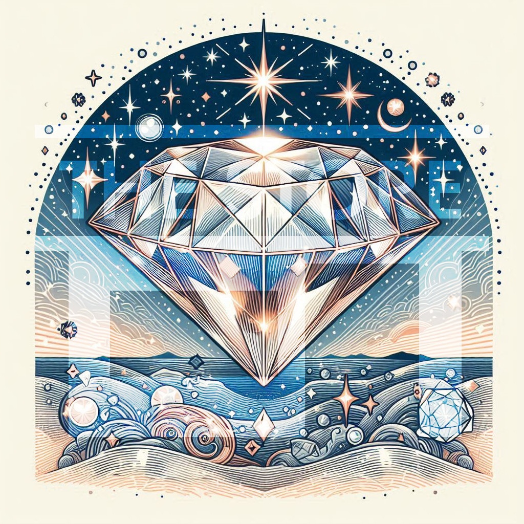 【イラスト素材】ダイヤモンド