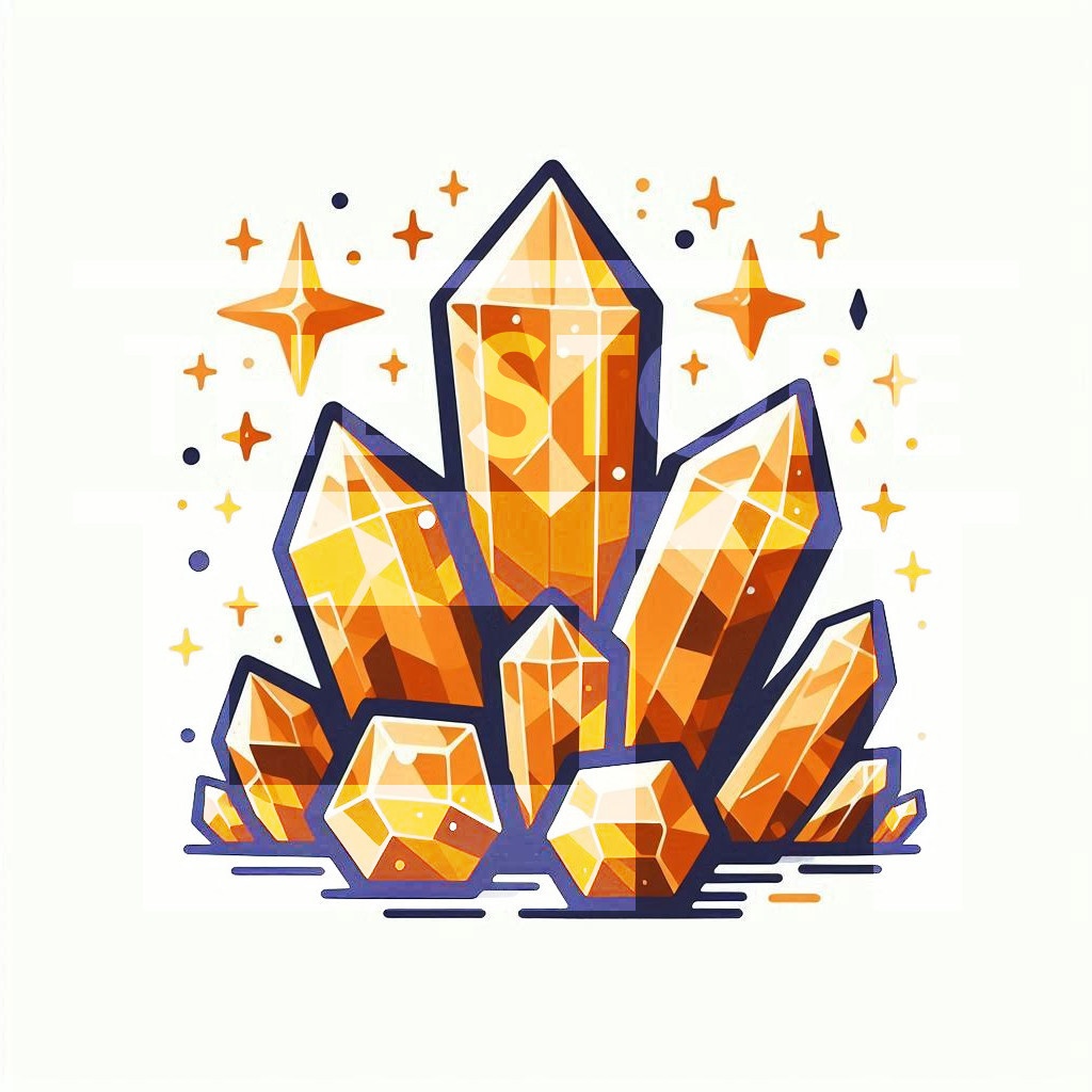 【イラスト素材】シトリン