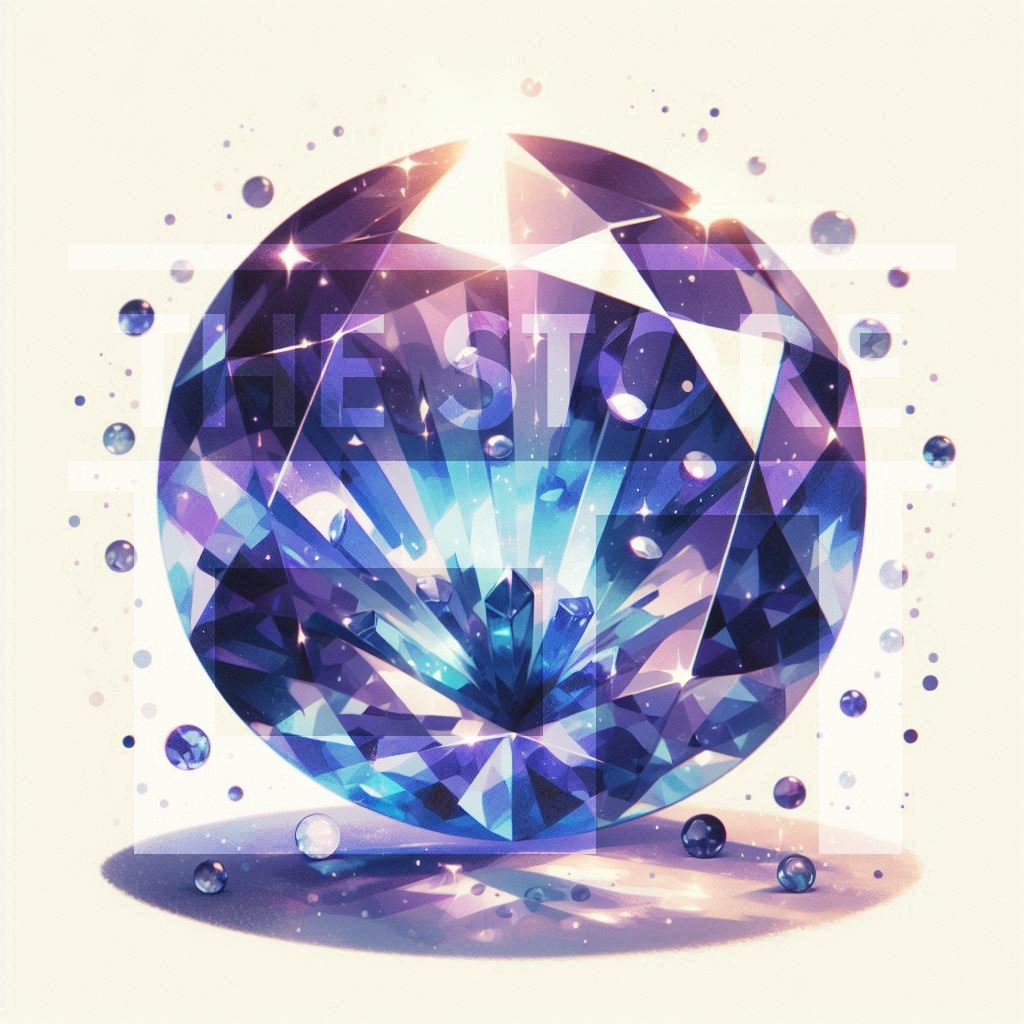 【イラスト素材】アレキサンドライト