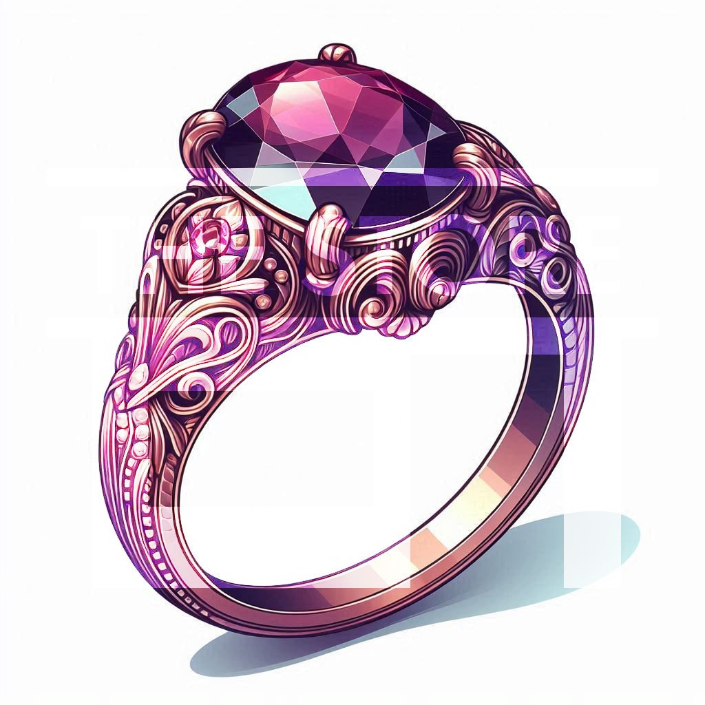 【イラスト素材】アレキサンドライト