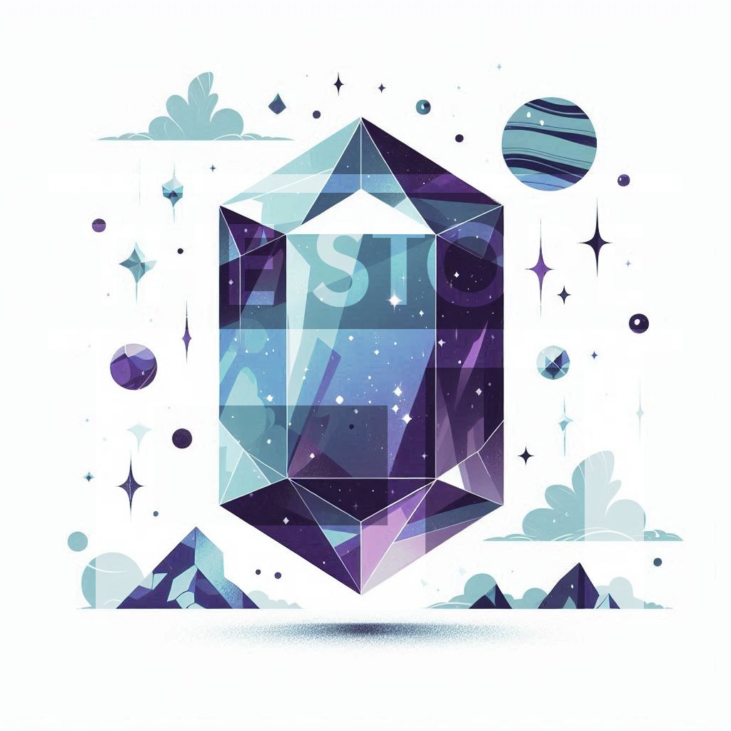 【イラスト素材】アレキサンドライト