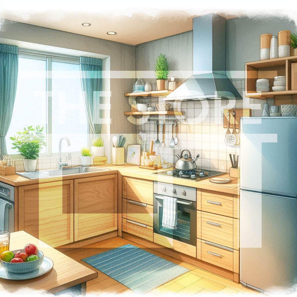 【イラスト素材】マンションの部屋2