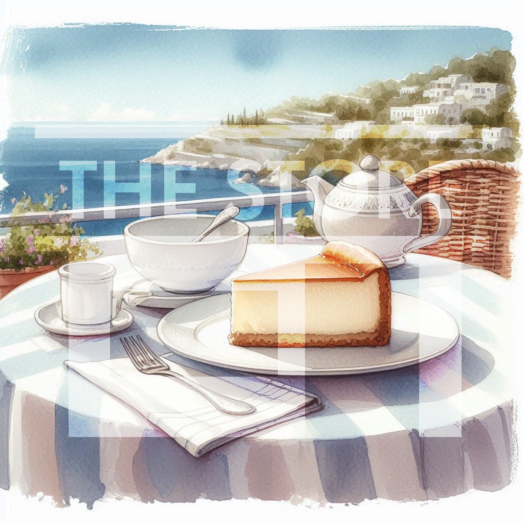 【イラスト素材】チーズケーキの素材