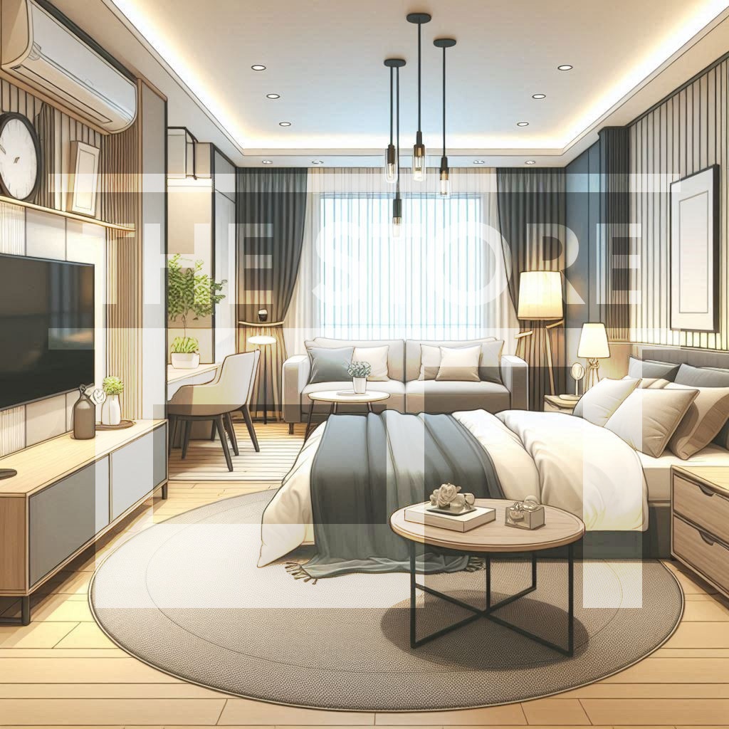 【イラスト素材】マンションの部屋3