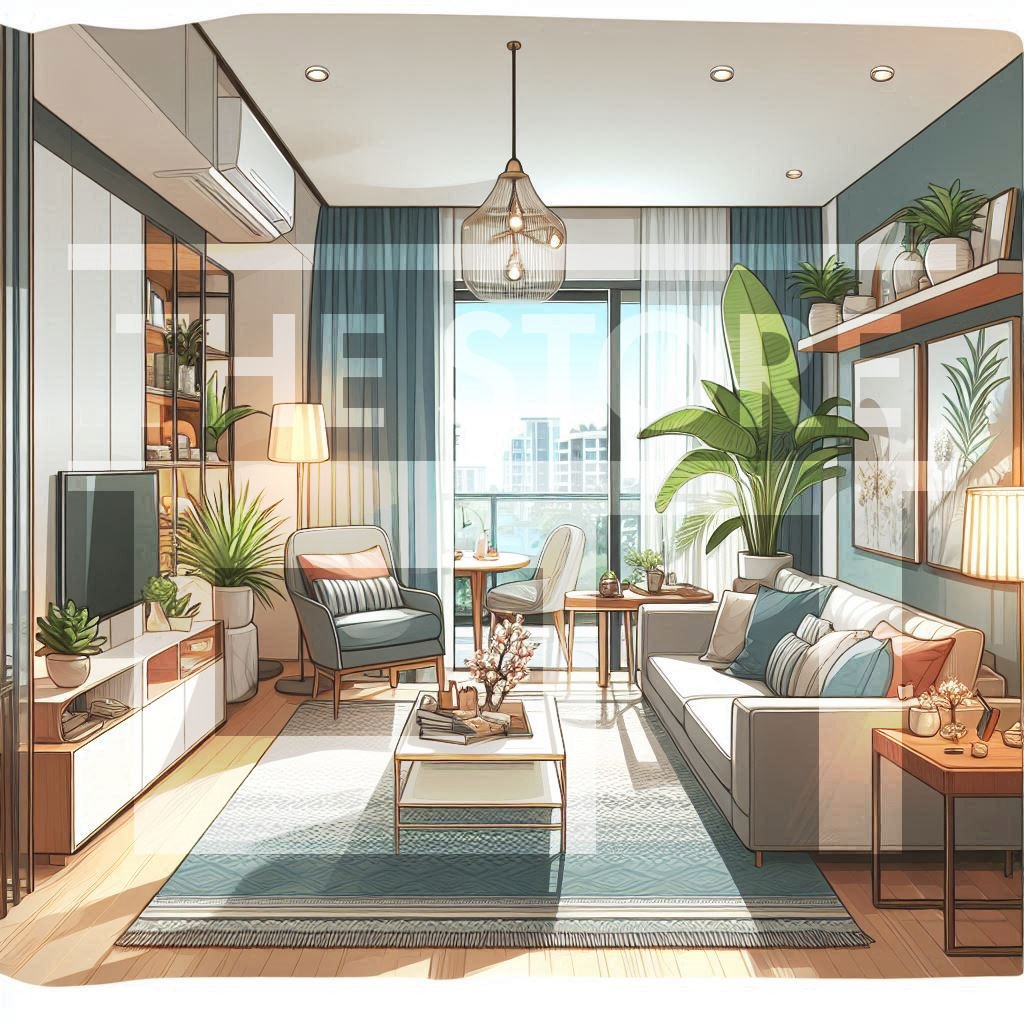 【イラスト素材】マンションの部屋3