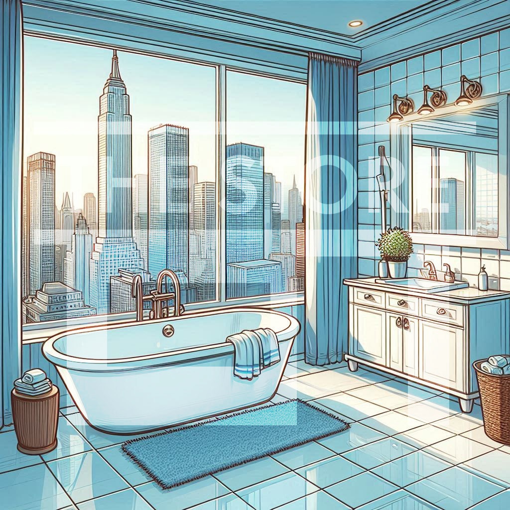 【イラスト素材】マンションの部屋4