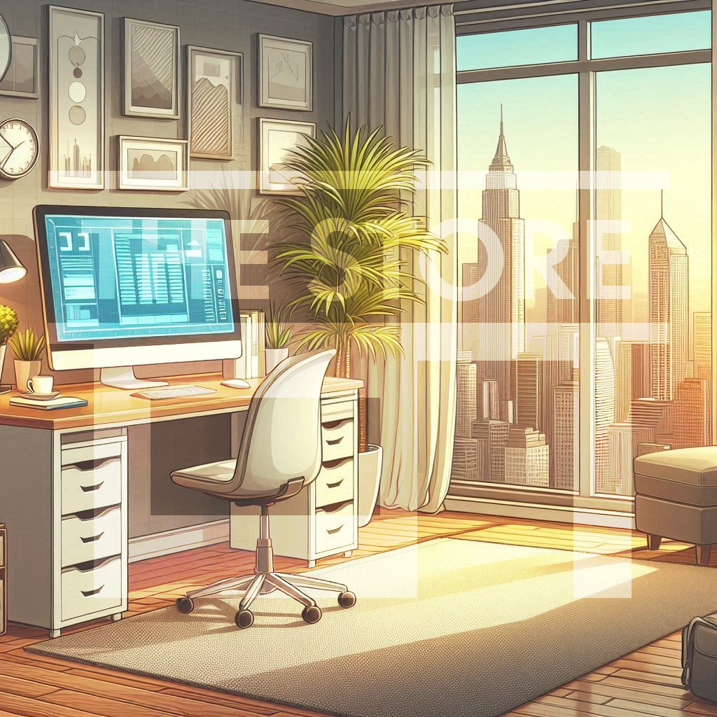 【イラスト素材】マンションの部屋4