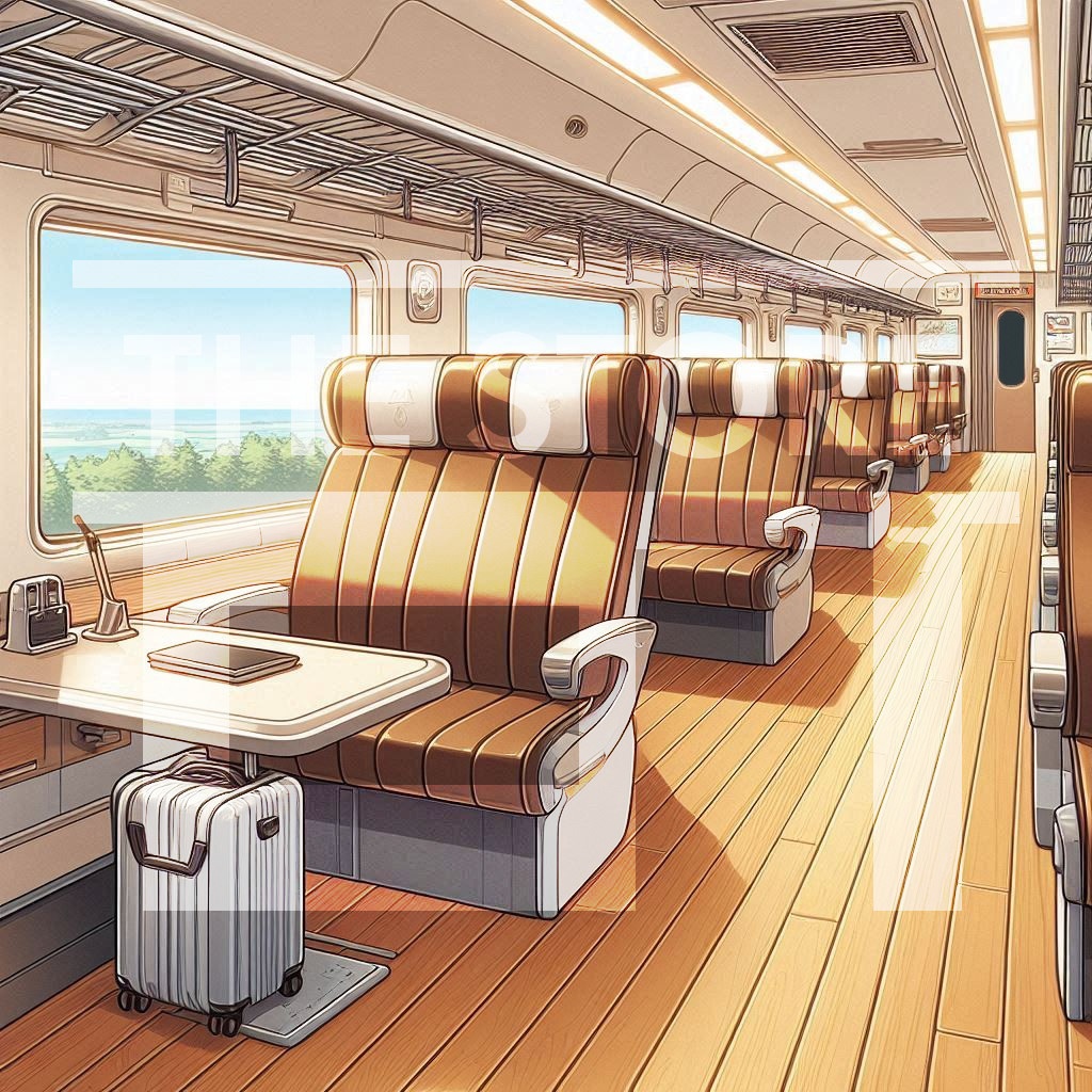 【イラスト素材】旅客列車