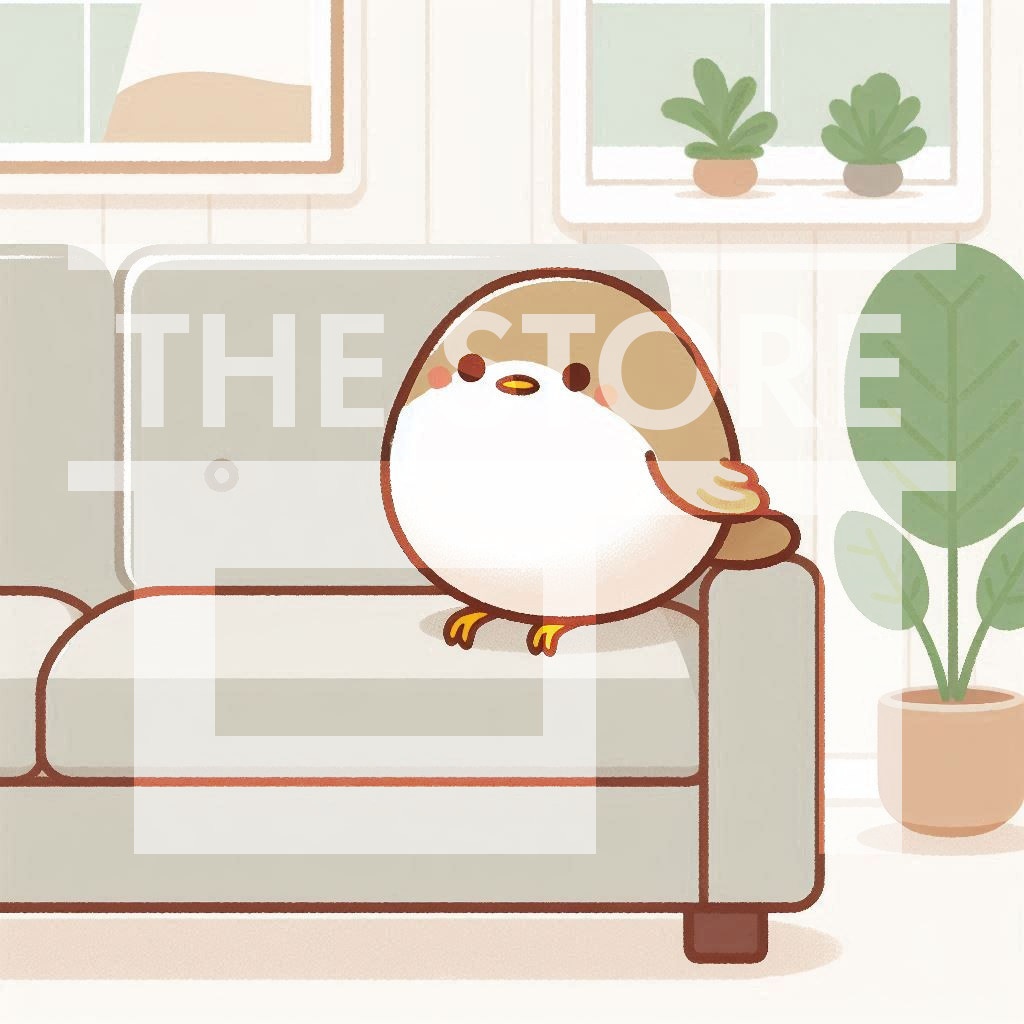 【イラスト素材】ゆるいウグイス