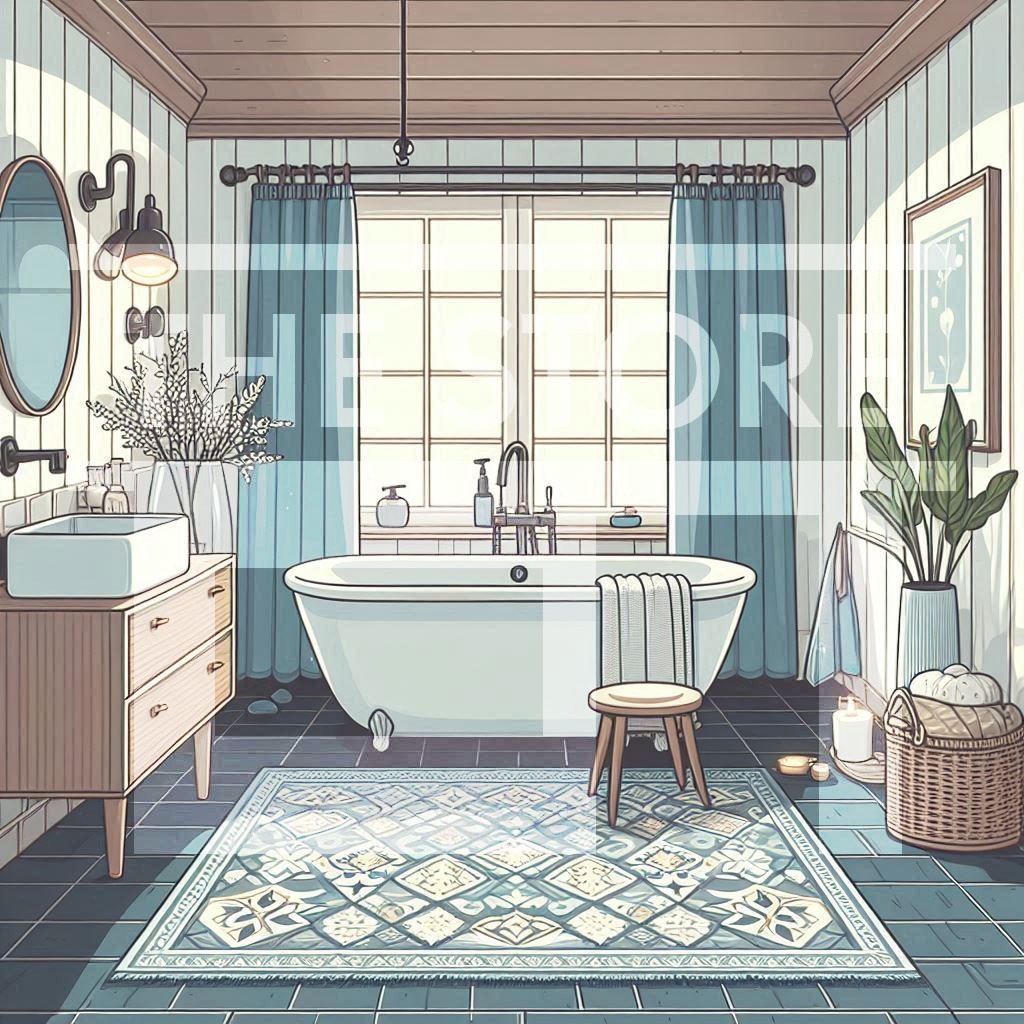 【イラスト素材】北欧風の部屋2