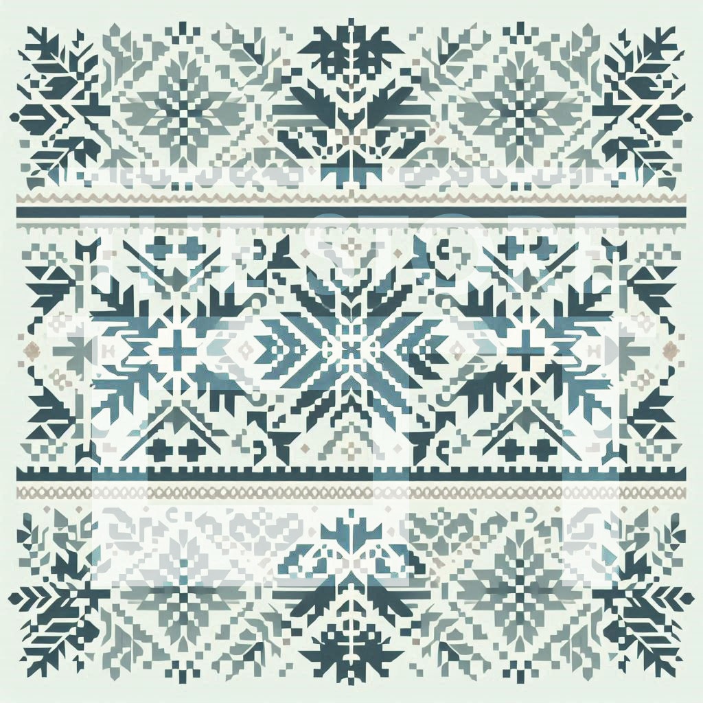 【イラスト素材】フェアアイル柄