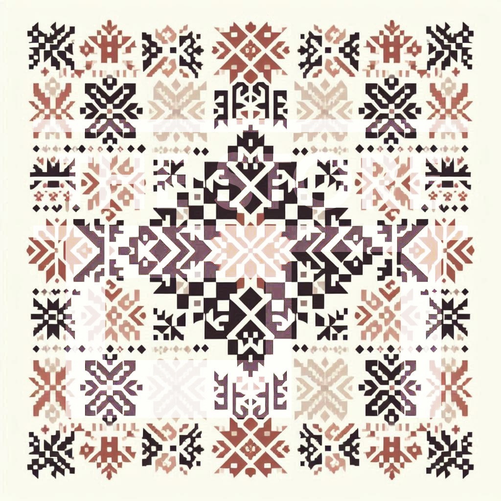 【イラスト素材】フェアアイル柄