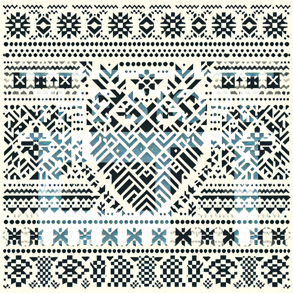 【イラスト素材】フェアアイル柄2