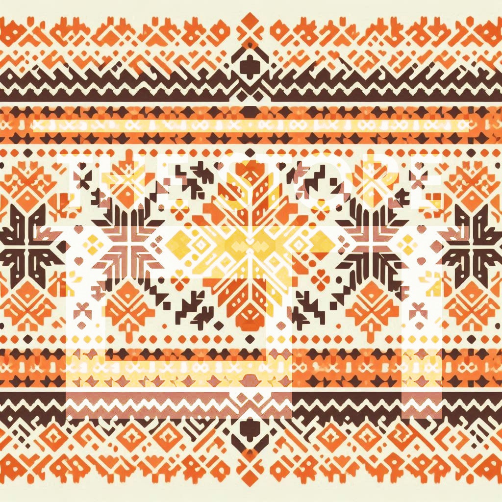 【イラスト素材】フェアアイル柄2