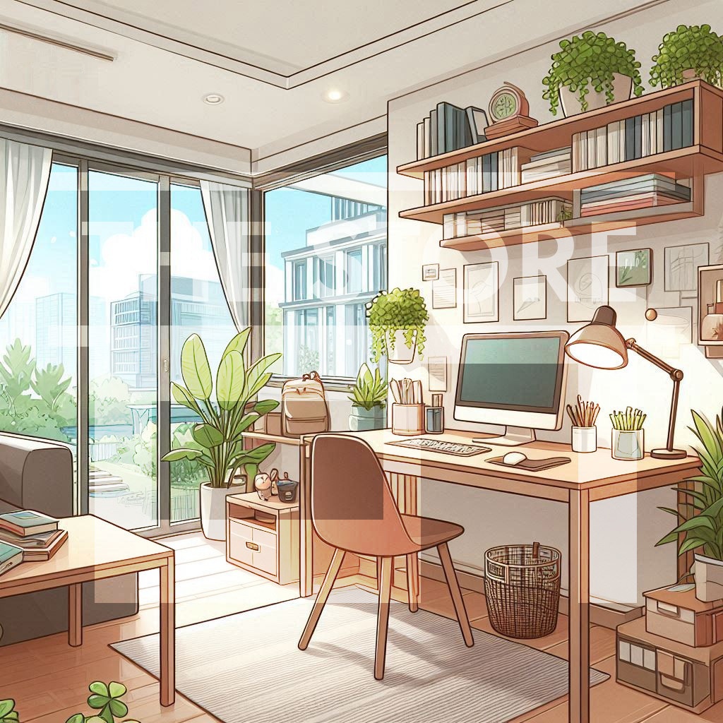 【イラスト素材】住宅の部屋2