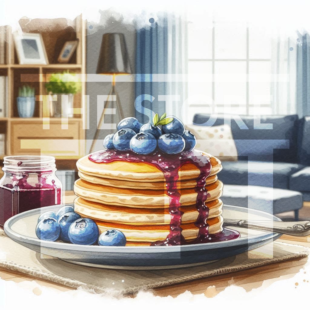 【イラスト素材】パンケーキ