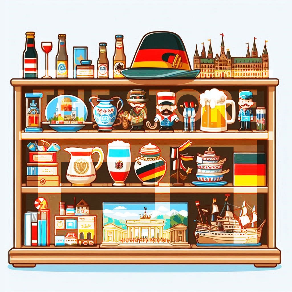 【イラスト素材】世界のお土産