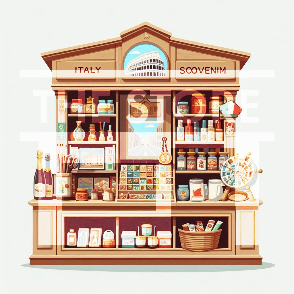 【イラスト素材】世界のお土産